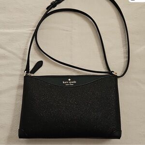 Kate Spade Black Sparkle Crossbody Bag
